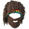 Funny Barbarian Knit Beard Hat Creative Wig Beanie Hat Warm