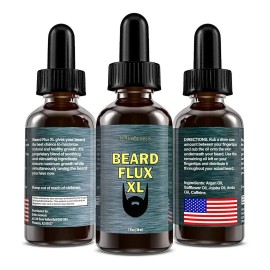 Barba Flux Xl | La Cafeína Barba Aceite Estimular El Crecimi