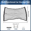 INFINAUTO Cargo Net 39.37 x 23.62 Inch Car Storage Net
