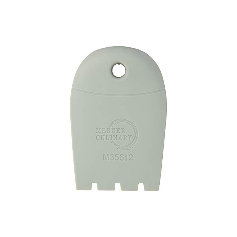 Mercer Culinary Silicone Square Notch Plating Wedge, 4mm, 3 gaps