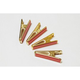 Kimono Clip Red Set of 4 (Small Size, Handy Clip, Dressing Goods, Single Item, Kimono, Dressing Clip)