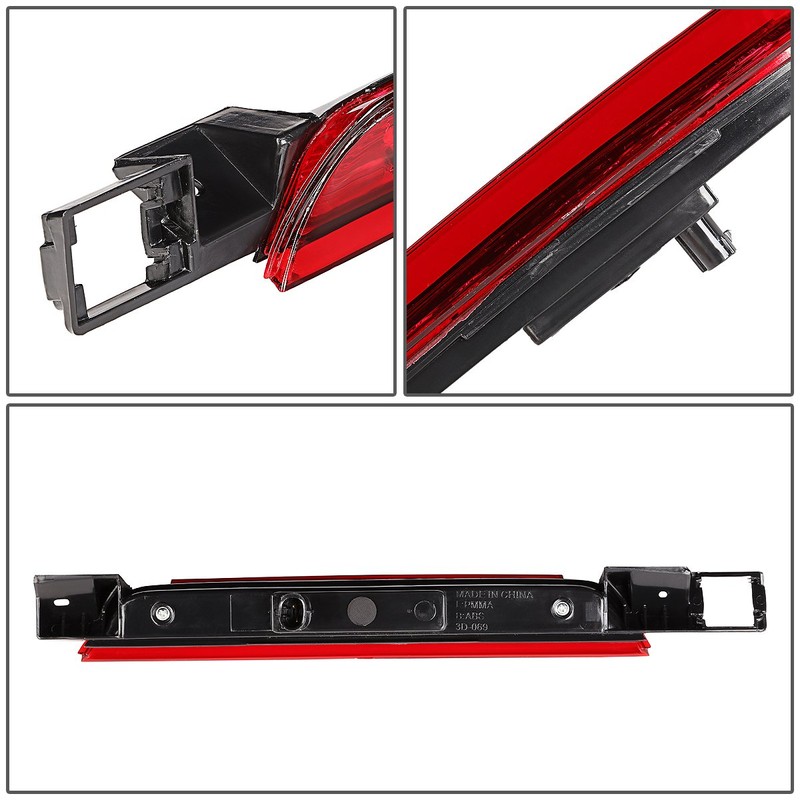 DNA MOTORING 3BL-GMCEQ13-LED-RD Red Lens LED High Mount 3rd Third