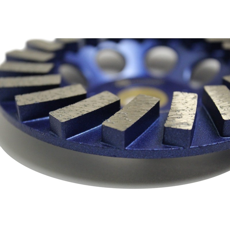 DiamaPro Systems DT-CW-7-24SEG-T Threaded 7 Inch 24 Segment Turbo Concrete