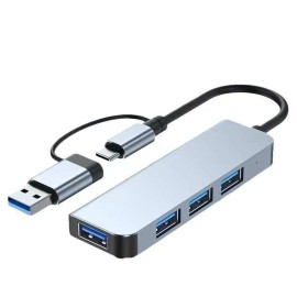 Unbranded 4x TYPE-C & USB-A 3.0 to HUB 4 in 1 USB 3 Port HUB+1 Port USB Splitter Adapter