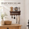 Wooden Key Holder for Entryway – Guardian Angel Wall Décor