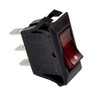 HQRP Red Lighted Rocker Switch ON OFF Compatible with Great
