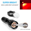 AuKvi 2 Pcs Powerful Red LED Flashlight - Long Range