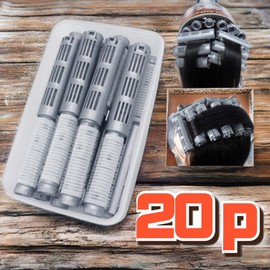 Style For You Dyeing Gown Perm Brush Hair Perm Root Volume Root Perm Rod 20pcs Gray 1.5 cm / 스타일포유 염색용가운 파마용브러시 헤어펌 뿌리볼륨 루트 펌 롯드 20개 그레이 1.5 cm