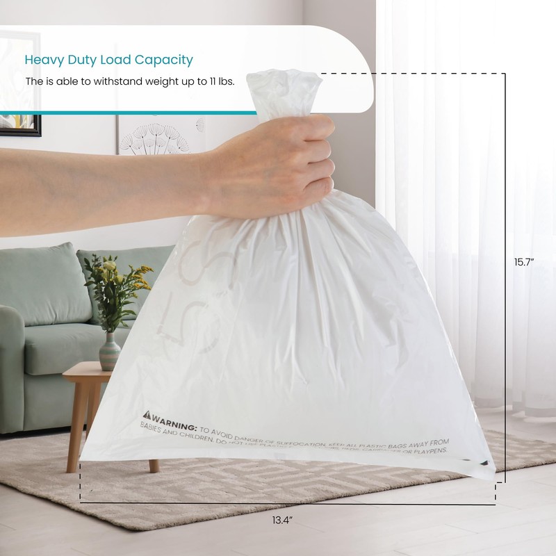 Home Zone Living 1.3 Gallon Trash Bags with Fresh Scent,