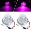Ledvillage 2PCS Clear Lens Purple Watermelon LED Lights Low/High Dual