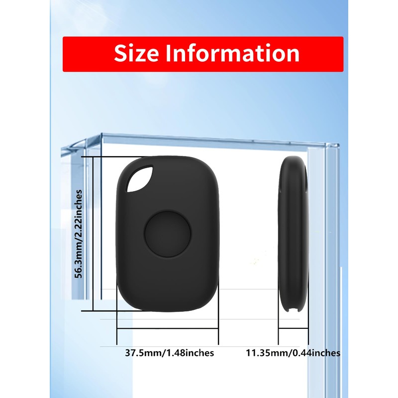 Case for Tile by Life360 Pro (2024) Bluetooth Tracker,Soft Protective,Shockproof,BOVUGAC