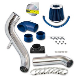 Click2go Cold Air Intake Kit with Reusable Blue Filter Compatible with Mitsubishi 00 01 02 03 04 05 Eclipse 2.4 L4 / 3.0 V6