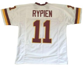 Mark Rypien White Jersey Stitched Custom Football New No Brand/Logos (US, Alpha, X-Large, Regular, Regular, White)