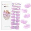 22 PCS Semi Cured Gel Nail Strips (Aurora Pink) -