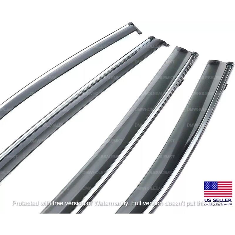 Honda For 2013-2017 Honda Accord Window Visor Rain Guard Vent
