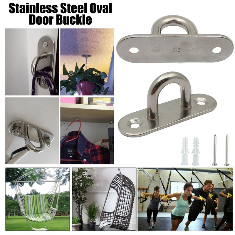 2 Sets Eye Plate Stainless Steel Cover Plate M5 Mast