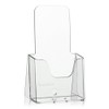 VITAdisplays DIN lang DL Table Brochure Stand as Transparent Flyer