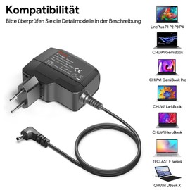 TAIFU 12V 2A AC/DC Adaptor Power Supply for Medion Akoya S2218 2217 E2213 MD, Trekstor Primebook C13 P14 C11 LTE WiFi Volks Laptop Trekstore Primetab T13B P14B-P064 Charger