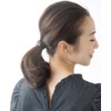 VingTAINE H7183-BK Bijou Curve Hair Cuff, Pony Hook, Easy Arrangement,