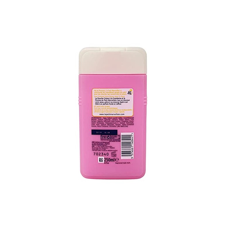 Le Petit Marseillais Shower Gel with Raspberry and Peony 250