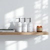 Modern Shampoo and Conditioner Dispenser Set of 3, 17oz Refillable