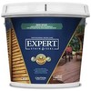 Expert Stain & Seal Semi-Solid Fence, Deck & Wood Stain & Sealer (1 Gallon, Auburn)
