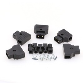 SZRMCC Anton-Bauer IDX V-Mount Gold Mount Battery D-tap P-tap Male PowerTap Plug Connector Kit for RED Camcorder DSLR Camera Power Cable DIY (5Pcs)