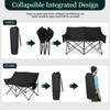 Leonyo Double Camping Chair, Loveseat Camping Chair, Outdoor Folding Moon