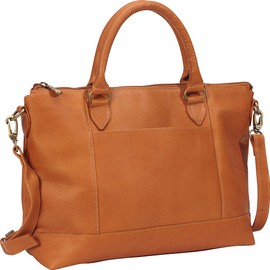 Le Donne Leather Lustiano Satchel - Colombian Vaquetta Leather Women’s Bag (Cafe)