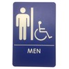 London Health Products Mens Restroom Sign - ADA Compliant -