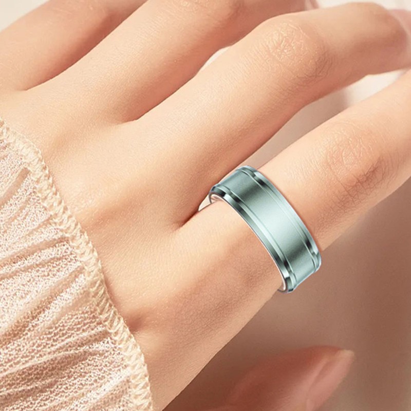 Smart Ring Counter Sleep Tracking Waterproof Multifunction for Health Fitness