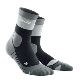 CEP HIKING LIGHT MERINO MID CUT SOCKS REDESIGN for Women | Better Stability Thanks to Hiking Socks with Compression | Trekking Socks for Light Legs