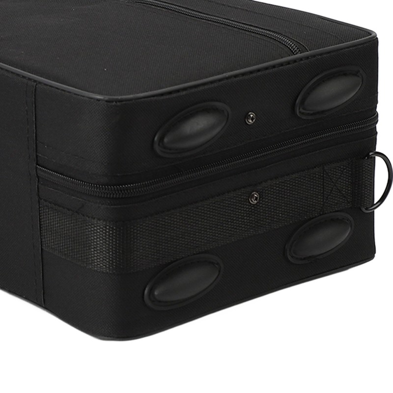 Trumpet Storage Box with Shoulder Strap Multiple Compartments Oxford Cloth