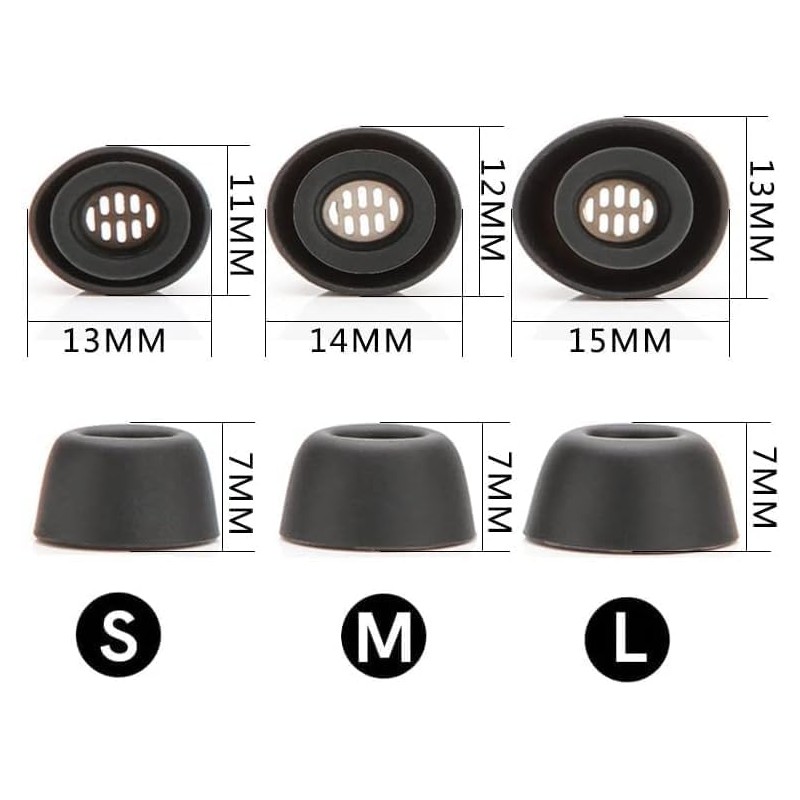 Replacement Ear Tips Compatible with Sound core by ANK er