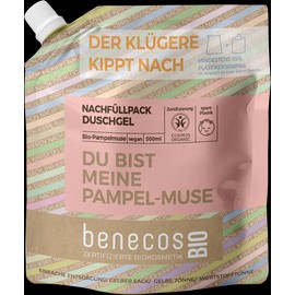 benecosBIO Shower Gel "Du bist meine Pampel-Muse", 500 ml refill