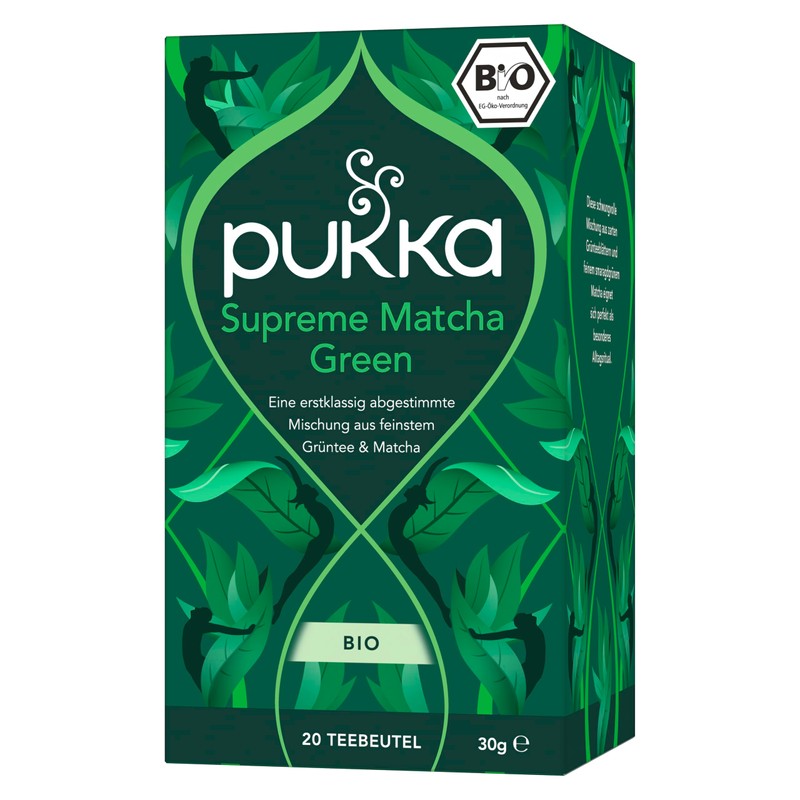 Pukka Supreme Matcha Green, Organic Herbal Green Tea with Oothu,