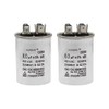 HUABAN 2 Pieces 8 uF Start Capacitor CBB65 450V 50/60Hz