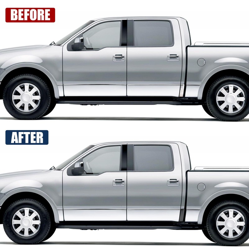 Pickup Truck Cab Corners Compatible with Ford F150 2009 2010