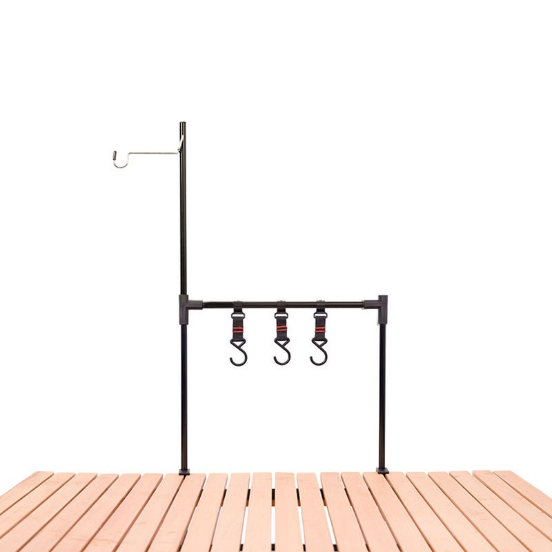 Folding Camping Shelf Desktop Storage Stand Rack Hanging Organizer with