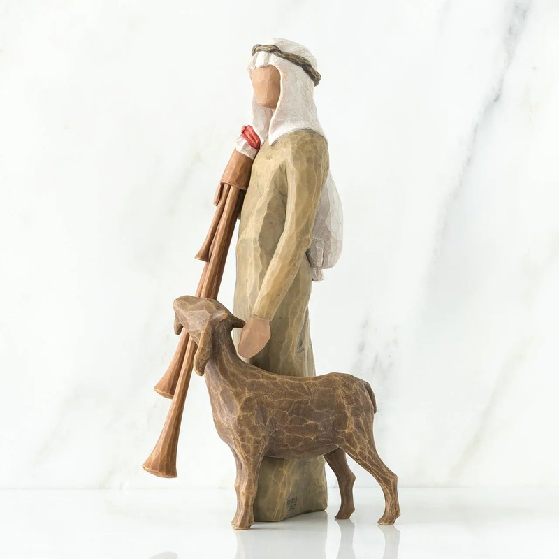 Willow Tree Zampognaro Shepherd with Bagpipe Nativity 27183