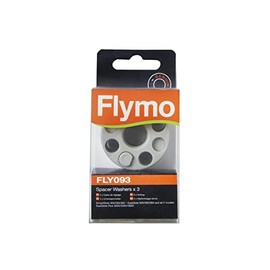 Flymo FLY093 x3 Space Washers for SimpliGlide and EasiGlide Lawnmowers - 529363290, Light Grey