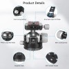 ARTCISE 44mm Low Profile Ball Head All Metal CNC Tripod