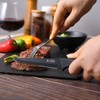 UPTRUST Steak Knives Set of 6, High-Carbon Stainless Steel Serrated