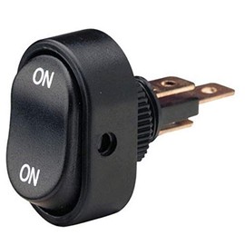 Narva 30 Amp 12V On/On Rocker Switch, 12.2 mm Diameter