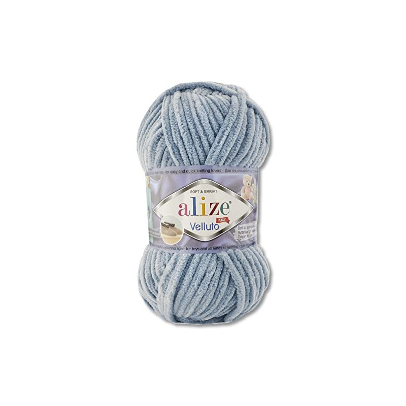100 g Alize Velluto Wool in 30 Selections (428 |