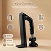 Elfthloo Portable Door Lock Travel Security, Black Anti-Theft Stopper