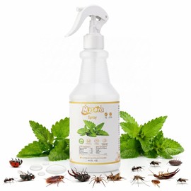 Peppermint Oil Spray for Ants, Roaches, Spiders, Mosquitoes, Household Bugs,16 oz Natural Plant-Based Strong Formula, Ready to Use for Home, Garden, Patio, Indoor & Outdoor Use