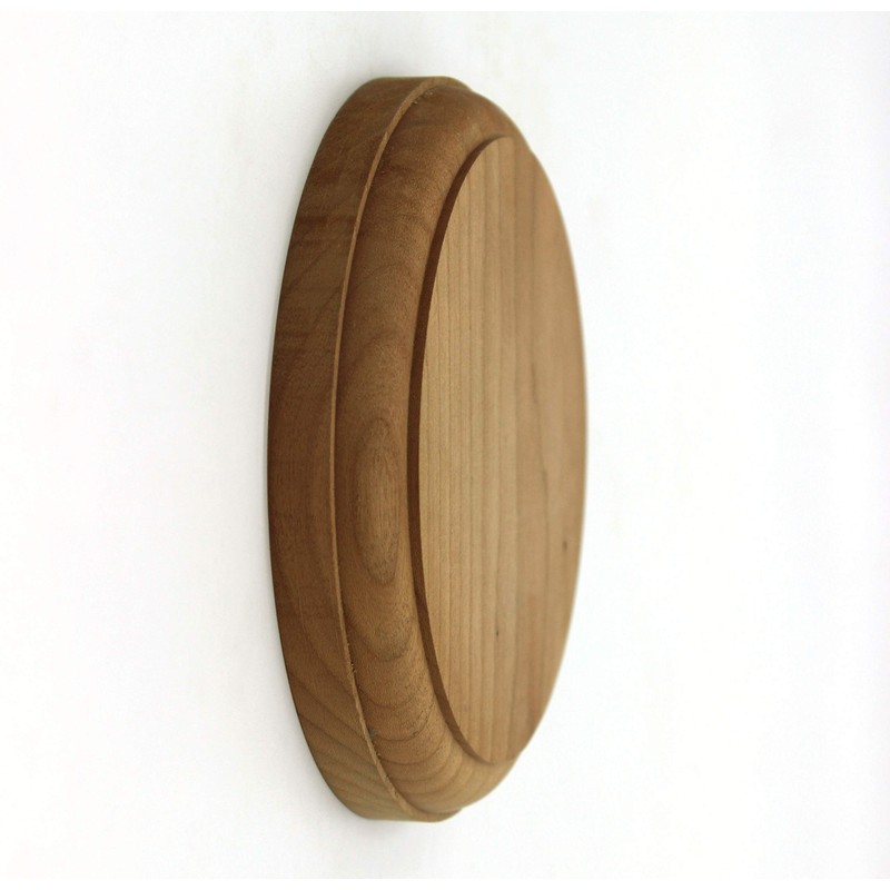 Round Rosette, Solid Hardwood Cherry, 4 1/2" x 3/4", Stair