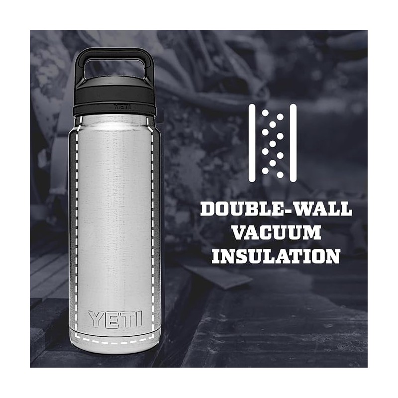 YETI Rambler Bottle Chug, Vaccum Insulated Stainless Steel Bottle with