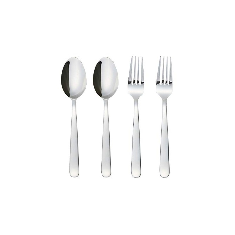 Sola Mondo Dinner Spoons & Dinner Forks, Set of 4